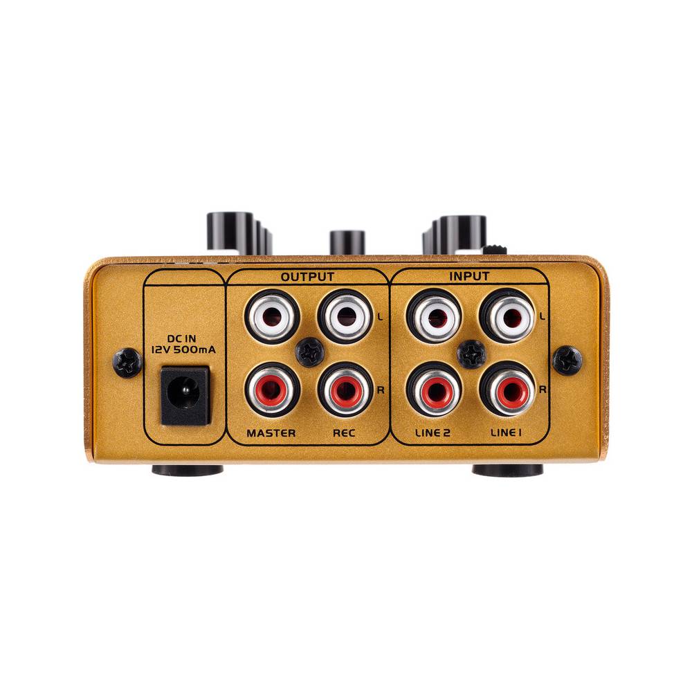 Omnitronic Gnome-202P Mini Mixer goud