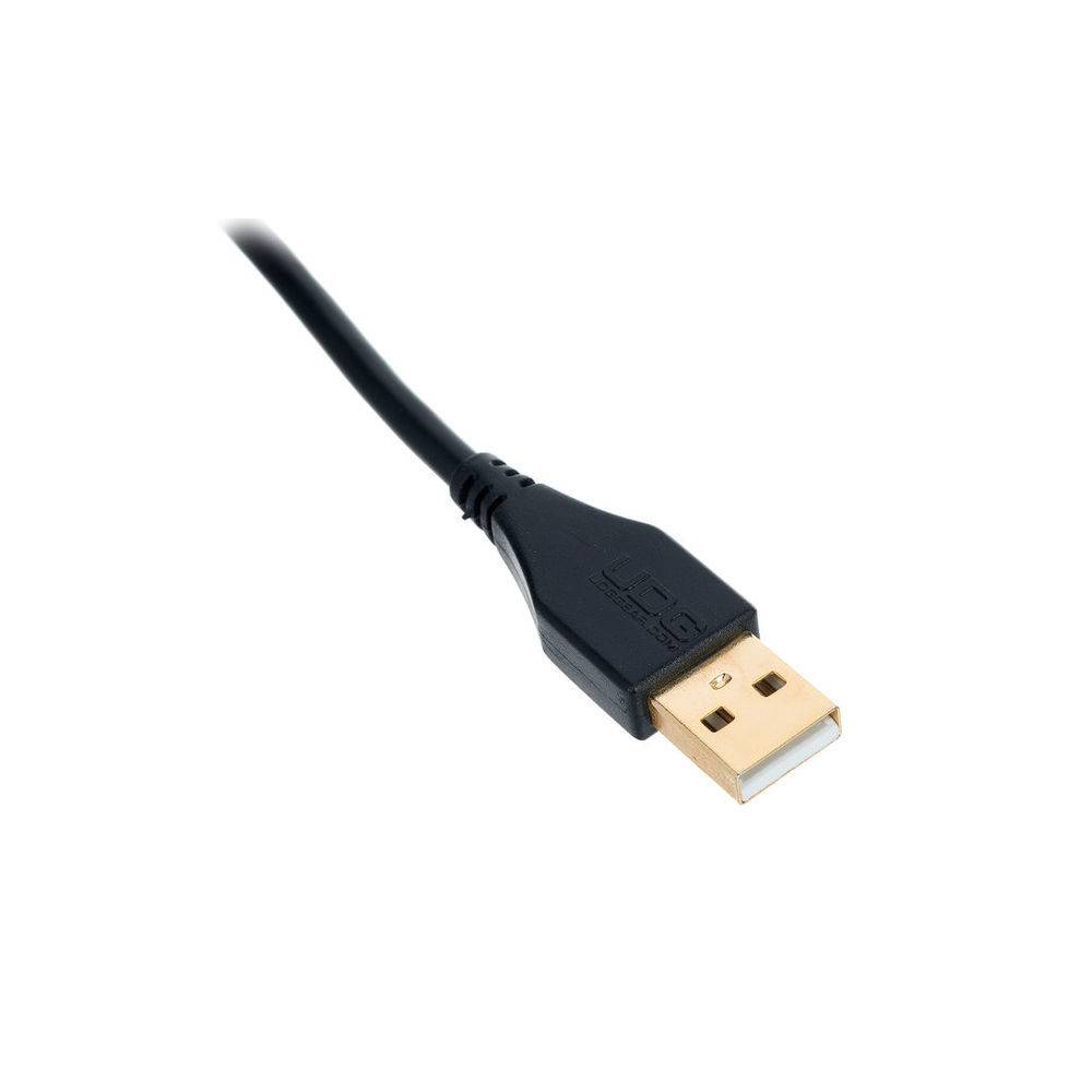 UDG U95002BL audio kabel USB 2.0 A-B recht zwart 2m