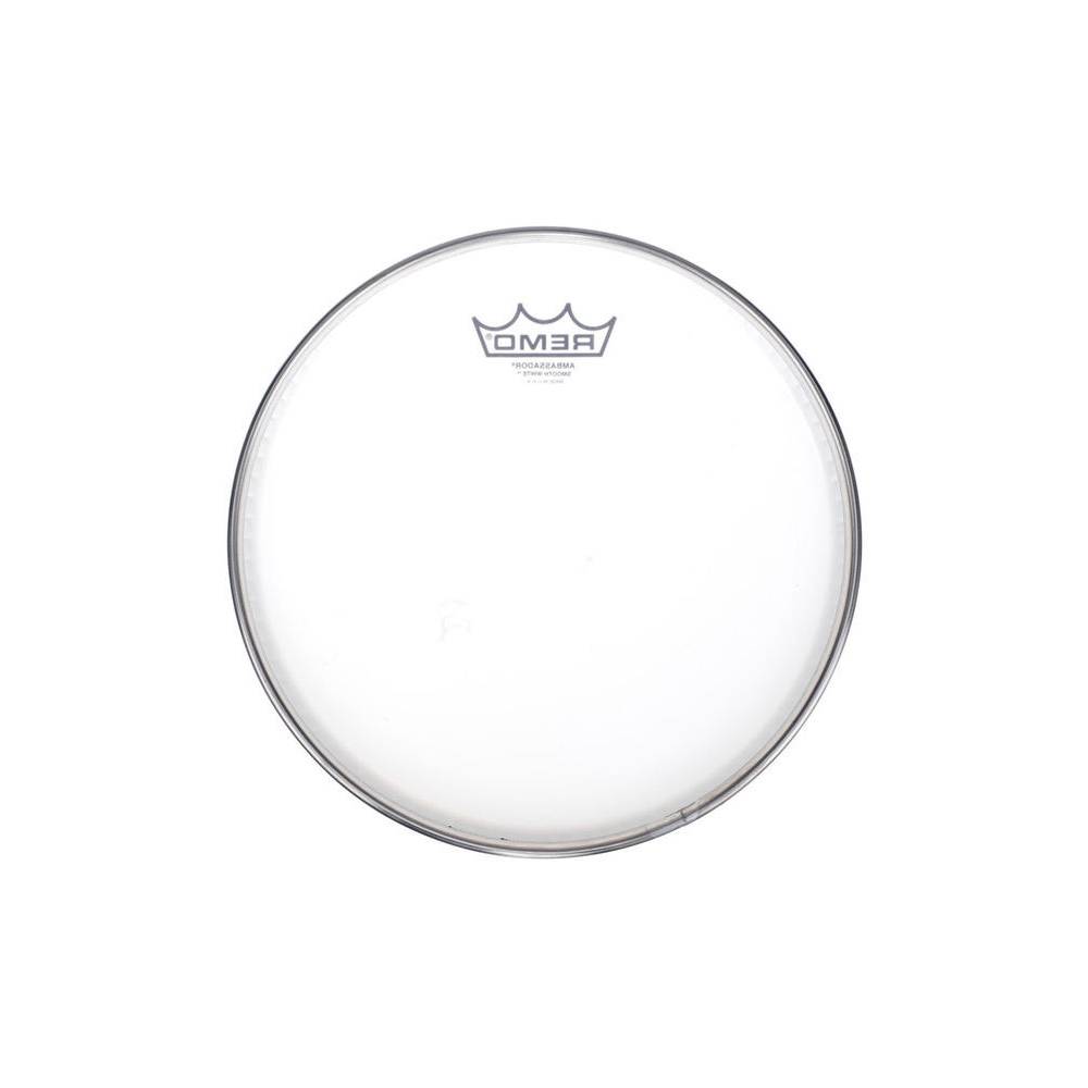 Remo BA-0210-00 Ambassador Smooth White 10"