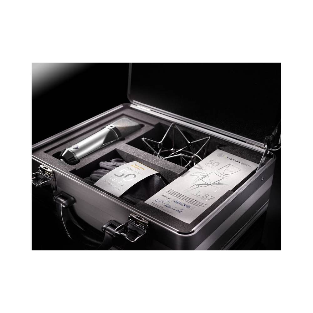 Neumann U 87 Rhodium Edition grootmembraan condensatormicrofoon