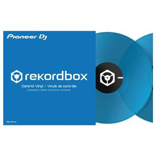 Pioneer RB-VD1-CB Coral Blue tijdcode vinylset voor Rekordbox DJ