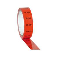 Showtec marker tape rood 10 meter code