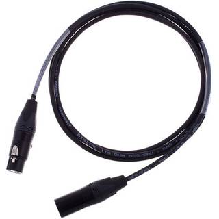 Cordial CDX2-1 DMX XLR male - XLR female 5-pins (3 aangesloten) lichtkabel 2m