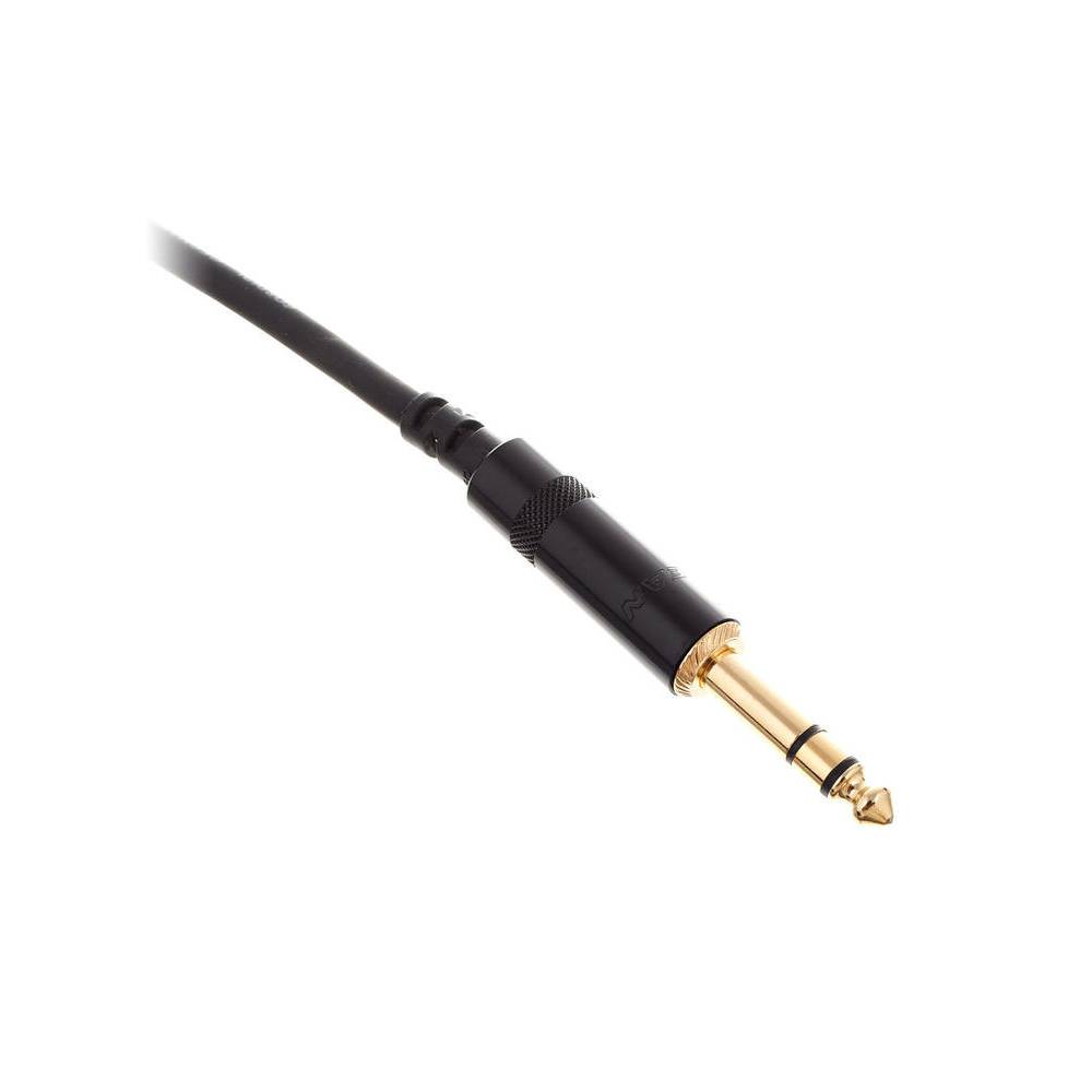 Cordial CFY0.9VPP Intro verloopkabel jack 6.3mm TRS -2x 6.3mm TS 0.9m zwart