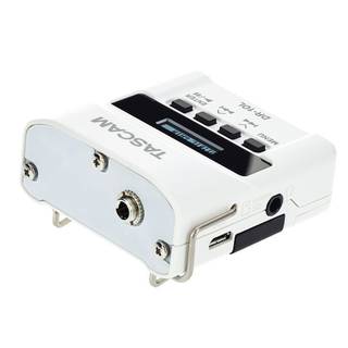 Tascam DR-10LW digitale audiorecorder en lavalier combo (wit)