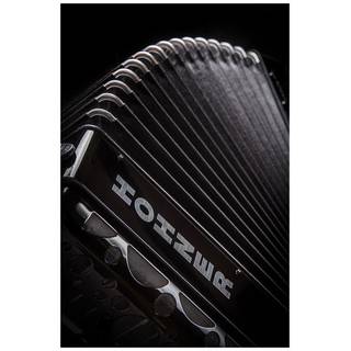 Hohner Amica Forte III 72 Zwart, Silent Key accordeon