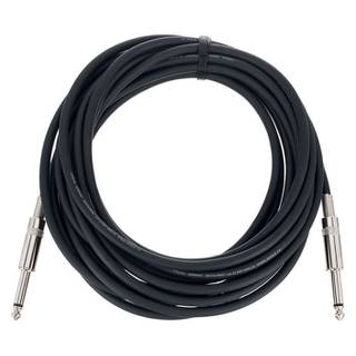 Cordial EI6PP Elements instrumentkabel 2x rechte 6.3mm TS jack - 6m zwart