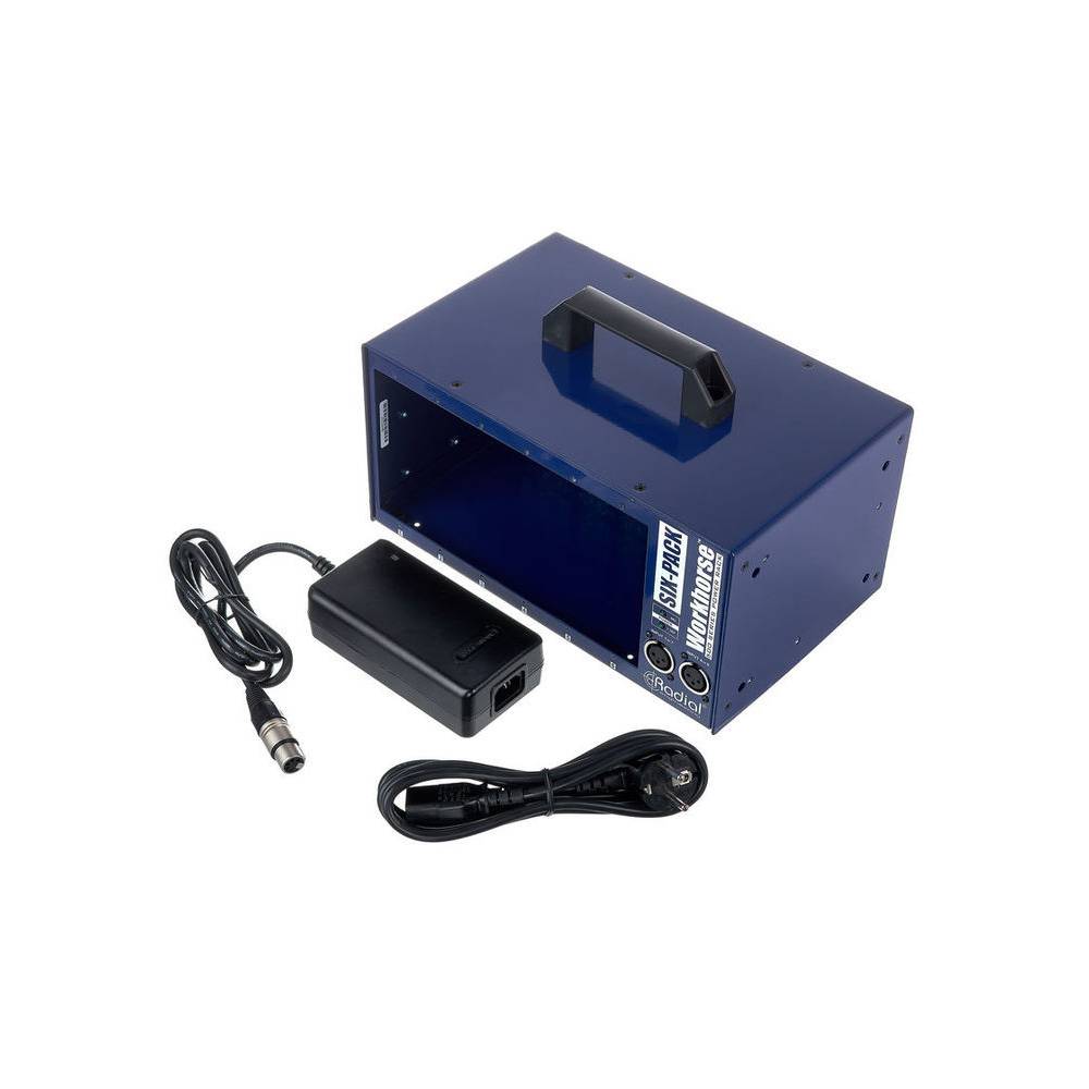 Radial Sixpack Workhorse rack voor 500-serie 6 slots met handvat