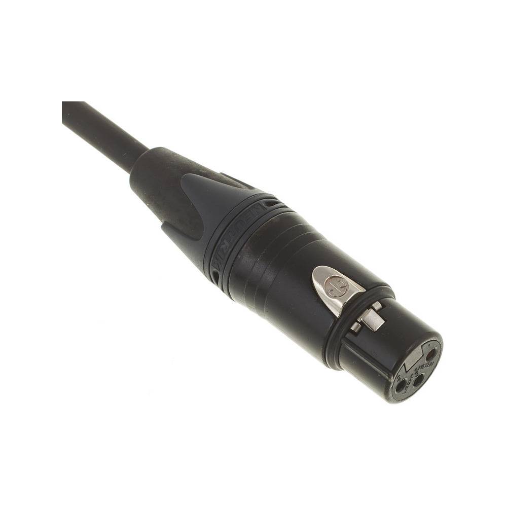 Cordial CSM5FM-GOLD ENCORE XLR male - XLR female signaalkabel 5 meter zwart