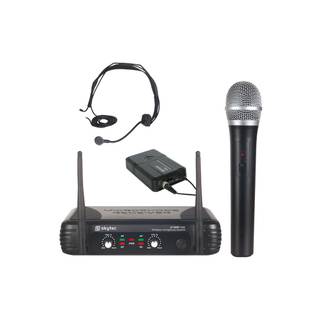 Skytec STWM712C 2-kanaals VHF microfoonsysteem