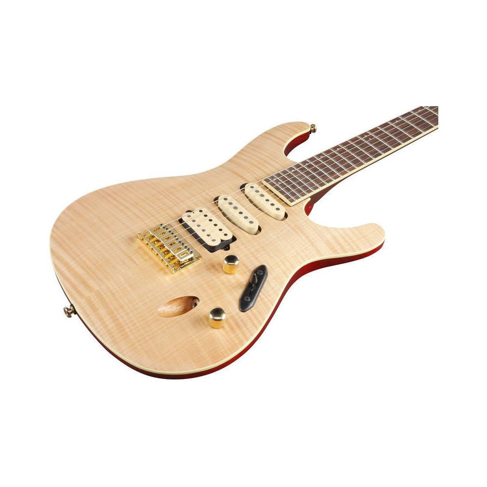 Ibanez SEW761FM Natural Flat elektrische gitaar