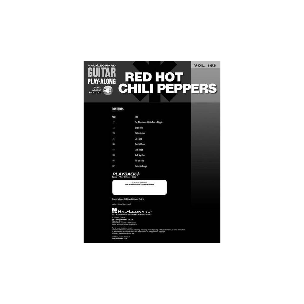 Hal Leonard Guitar Play Along Volume 153 Red Hot Chili Peppers