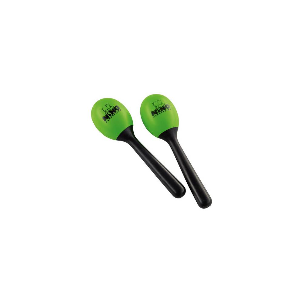 Nino Percussion NINO569GG kunststof mini maracas grass green