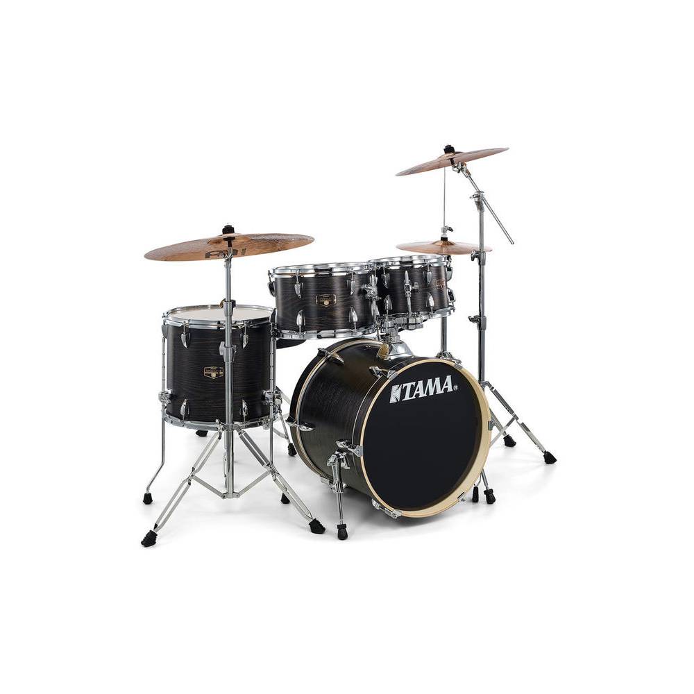 Tama IE58H6W Imperialstar Black Oak Wrap 5d. drumstel