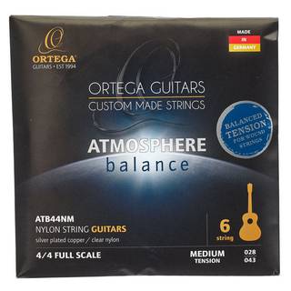 Ortega Atmosphere Balance Series ATB44NM snarenset voor klassieke gitaar