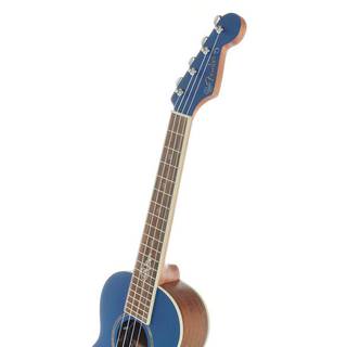 Fender Dhani Harrison Ukulele Sapphire Blue WN elektrisch-akoestische tenor ukelele