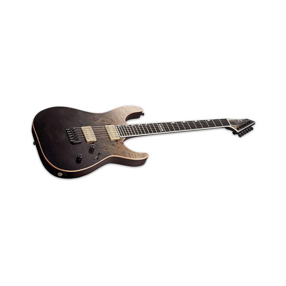 ESP E-II M-II NT Hipshot Black Natural Fade met koffer