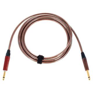 Cordial CSI3PP-METAL-SILENT ENCORE 6.3 TS jack recht silent - 6.3 TS jack recht kabel 3m