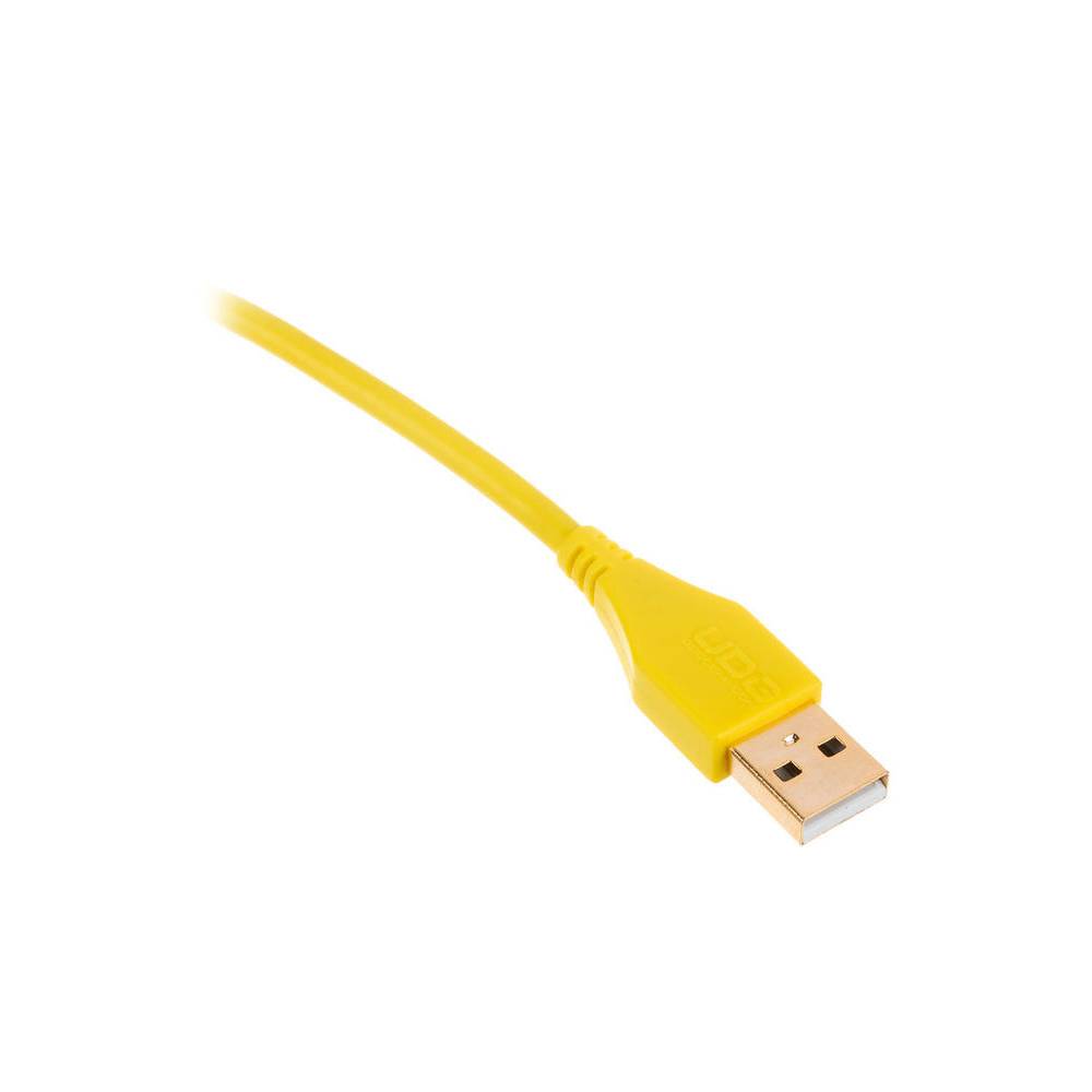 UDG U95001YL audio kabel USB 2.0 A-B recht geel 1m