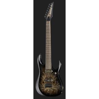 Ibanez Axion Label RGD71ALPA-CKF Charcoal Burst Black Stained Flat 7-snarige elektrische gitaar