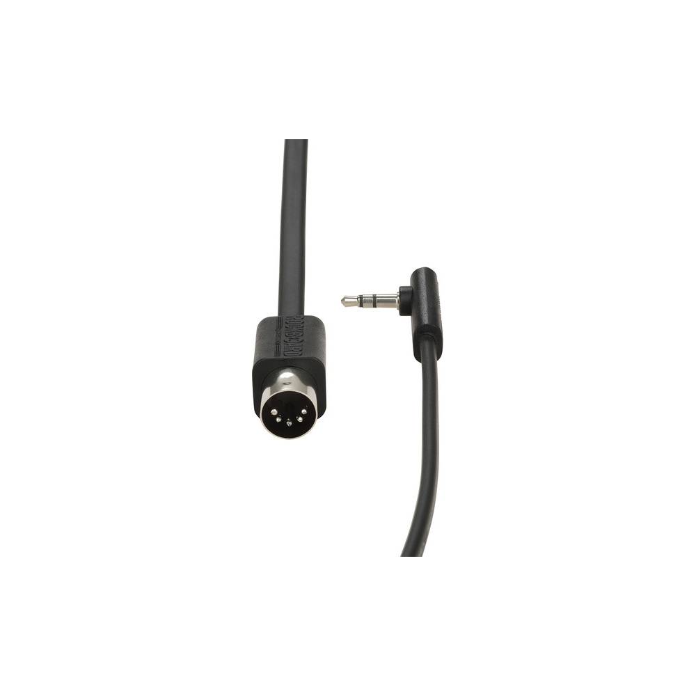 RockBoard RBO CAB F TMA 150 BK Flat TRS-MIDI kabel Type A - 150 cm