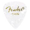 Fender 351 White Moto thin plectrum