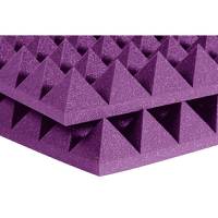 Auralex Studiofoam Pyramids 4 inch halfsize paars