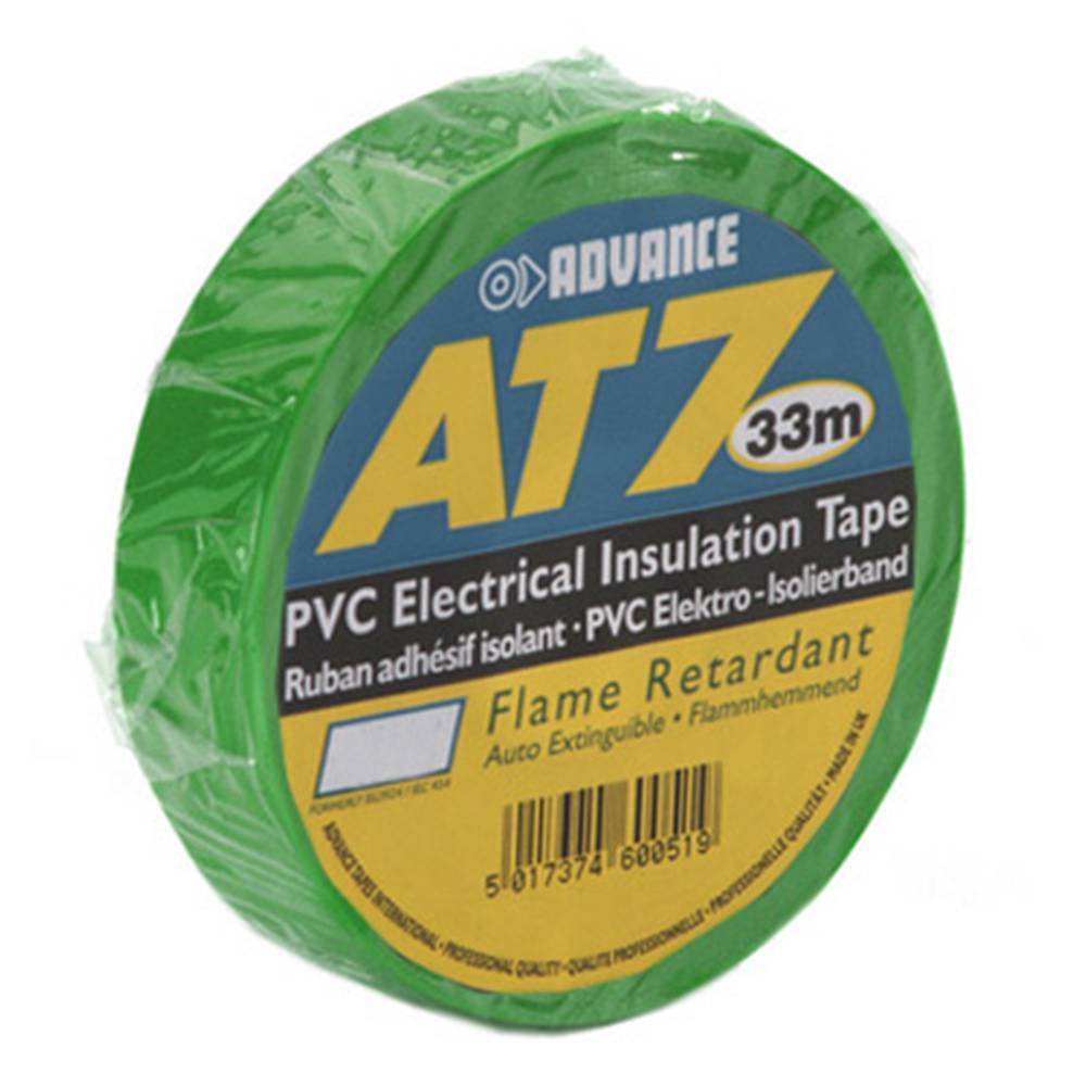 Advance AT7 PVC tape 19mm 33m groen