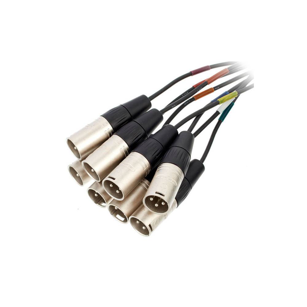 Cordial CML8-0FM3C Intro multikabel 8x XLR male - 8x XLR female 3m