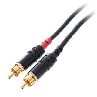 Cordial CFY1.5WCC-LONG Intro verloopkabel 3.5mm TRS jack - 2x RCA 1.5m zwart