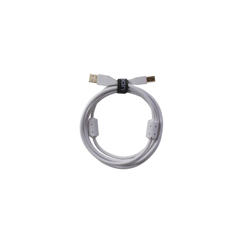 UDG U95001WH audio kabel USB 2.0 A-B recht wit 1m