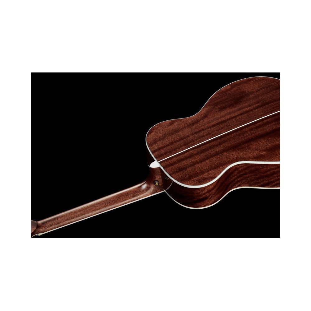 D'Angelico Excel Tammany XT Walnut Stain elektrisch-akoestische westerngitaar met koffer