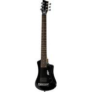 Hofner Shorty CT Black elektrische reisgitaar