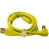 Chroma Cable Rechte USB-kabel 1,5m Chartruse Groen