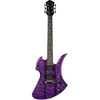 B.C. Rich Mockingbird Legacy STQ Hardtail Trans Purple elektrische gitaar met coil tap, reverse phase en varitone