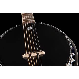 Ortega Raven Series OBJE350/6-SBK zes-snarige banjo met tas