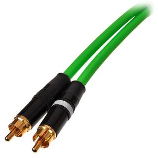 Cordial DJ-RCA1.5G CEON 2x RCA kabel 1.5 meter, groen