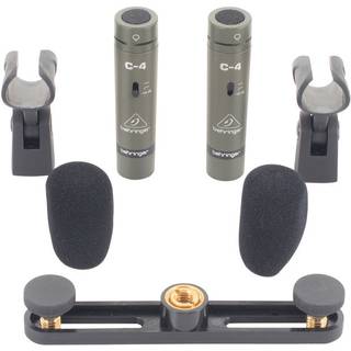 Behringer C-4 studio condensator microfoon (set van 2)