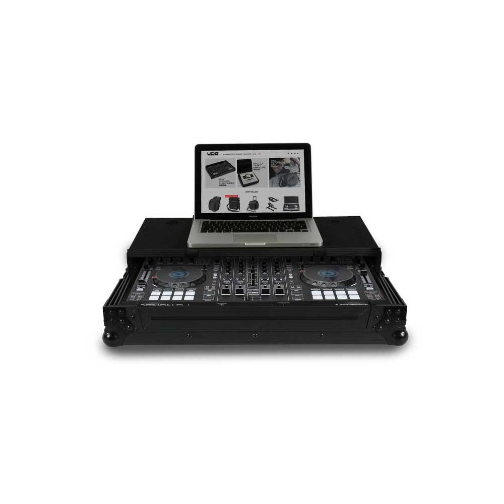 Ultimate Flight Case Denon MC7000 Black MK2 Plus (Laptop Shelf)