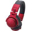 Audio Technica ATH-PRO 500 MK2 DJ-hoofdtelefoon rood