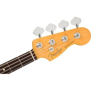 Fender American Professional II Precision Bass RW Mercury elektrische basgitaar met koffer