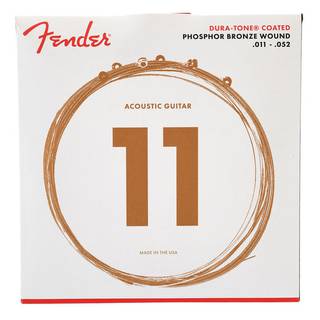 Fender 860CL Dura-Tone Phosphor Bronze Coated snarenset western