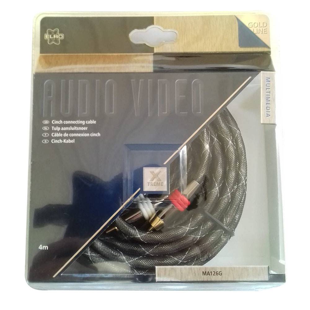 Elro MA126G RCA kabel 4m
