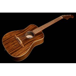 Fender Malibu Special Mahogany Natural Satin elektrisch-akoestische westerngitaar met gigbag