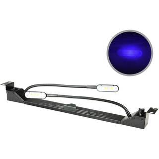 Adam Hall 87463 COB LED racklight met 2 zwanenhalzen wit-blauw