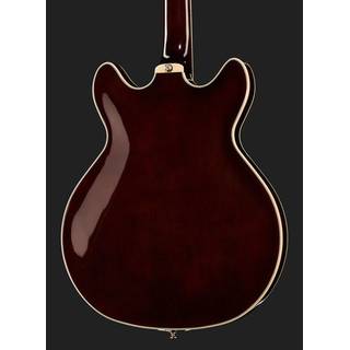 Guild Newark St. Collection Starfire I Bass Vintage Walnut semi-akoestische basgitaar