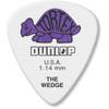 Dunlop 424P114 Tortex Wedge Pick 1.14 mm plectrumset (12 stuks)