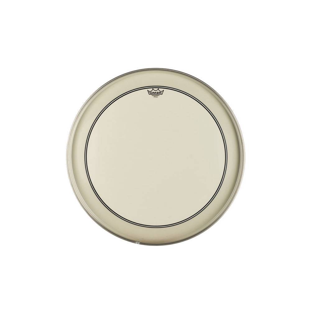 Remo Powerstroke 3 Clear Bass 26 With White Falam Patch