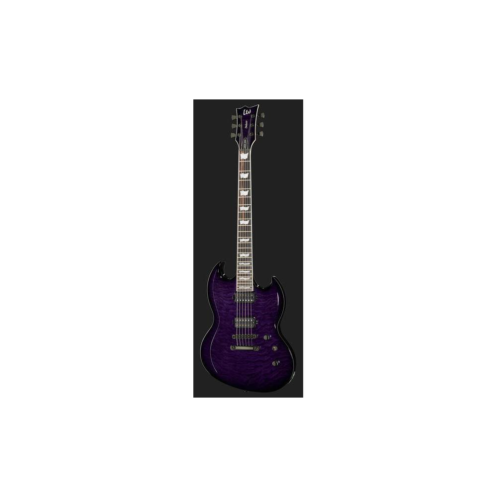Il Psychologisch stijl ESP LTD Deluxe Viper-1000 See Thru Purple Sunburst elektrische gitaar kopen?  - InsideAudio