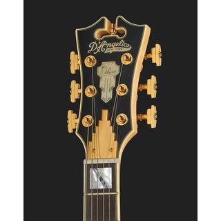 D'Angelico Deluxe Atlantic Limited Edition Matte Walnut elektrische gitaar met koffer